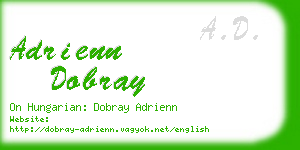 adrienn dobray business card